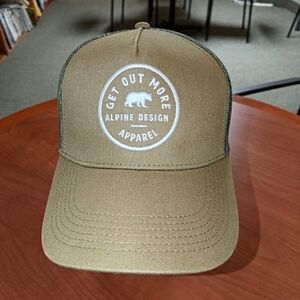 Get Out More Alpine Design Apparel Trucker Mesh Snapback Hat Cap